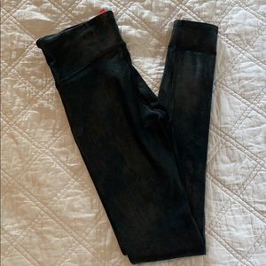 Spanx brand faux leather leggings